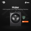 Haier 8 KG Inverter Front Load Washing Machine.