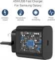 Samsung 25W Super Fast Charger Usb Type C Charger Power Adapter For SAMSUNG Galaxy. 