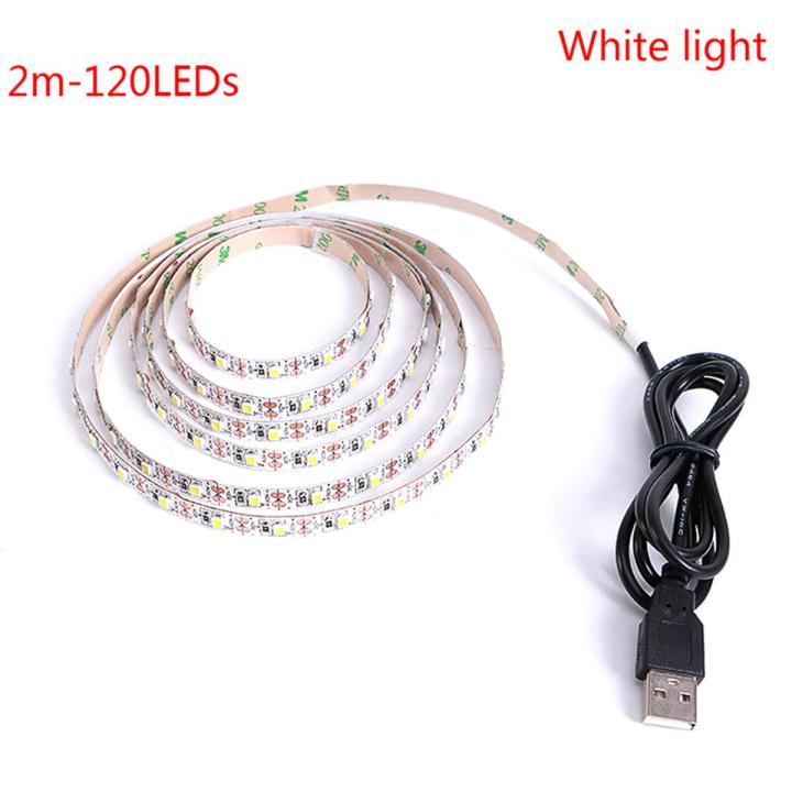LED Strips White Warm White Strip Light TV Background Lighting Tape Lamp 1- 5m