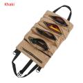 【Hey my home】Super Tool Roll, Roll Up Bag, Canvas Tool Organizer Bucket, Tool Roll Up Pouch, Handy Small Tool Bag. 