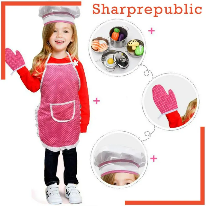 %5BSHARPREPUBLIC%5D%20Complete%20Kids%20Cooking%20and%20Baking%20Set%20-%204%20Pcs%20Includes%20Apron%20&%20Chef%20Hat,%20Oven%20Mitt%20,%20Hot%20Pad%20for%20Toddler%20Dress%20Up%20Chef%20Costume%20Career%20Role%20Play%20-%20Image%206