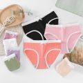 Plus Size Panties Middle Waist Plus Size Cotton Panties Seamless Ready Stock Cotton Underwear.