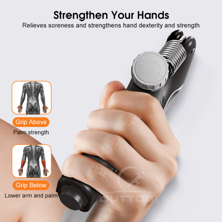 Xiaofeng】Outtobe Hand Gripper 10-100KG Adjustable Hand Exerciser