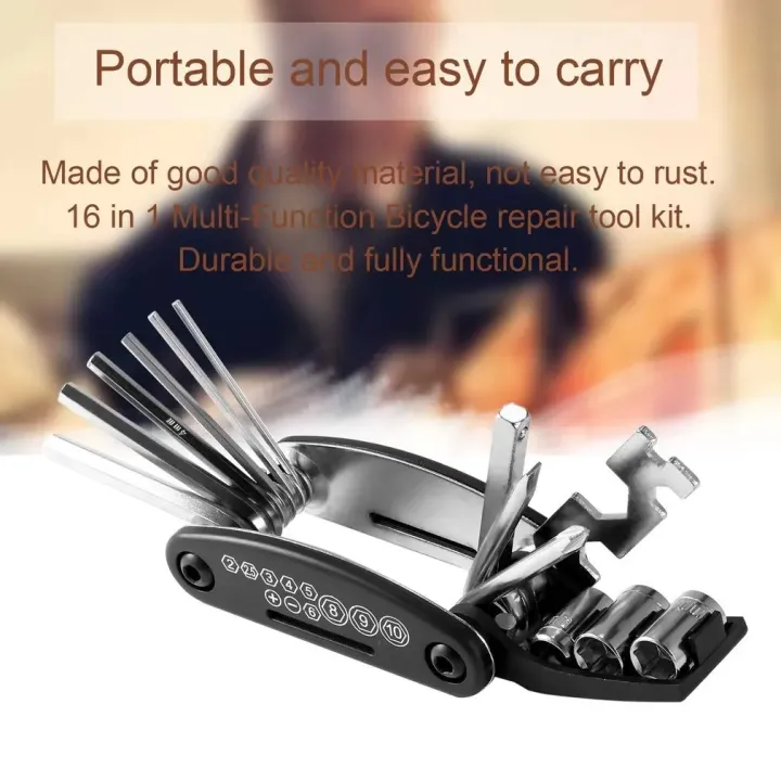 1%20pcs%20Universal%20Bicycle%20Repair%20Tool%20Kit%20Multifunctional%20Bike%20Repairing%20Set%20Cycling%20Steel%20Tools%20Hex%20Wrench%20Hex%20Screwdriver%20-%20Image%206
