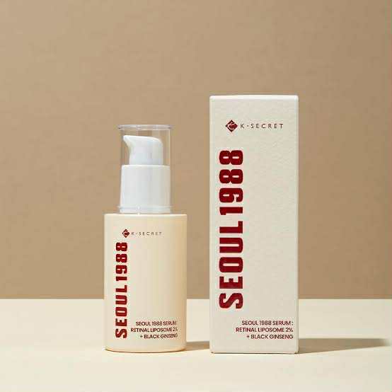 KSECRET SEOUL 1988 Serum Retinal Liposome 2% + Black Ginseng 30ml - K secret seoul Retinal Face Serum