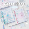 Loose-leaf Diary Book Girl Heart Star Notebook Detachable Notebook Envelope Series Notebook DIY Diary Book.