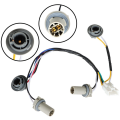 2PCS Car Rear Taillight Lamp Socket & Wiring Harness for 2011-2014 92450-3Q000 Replacement.