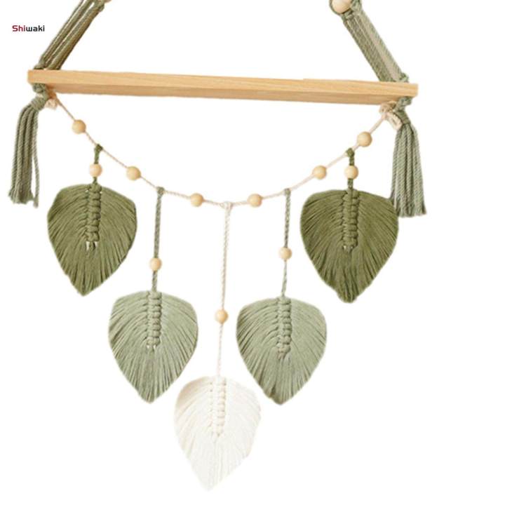 Leaves%20Macrame%20Wall%20Hanging%20Tapestry%20Chic%20Boho%20Wall%20Decor%20Wooden%20Floating%20Shelf%20for%20Indoor%20Apartment%20-%20Image%206