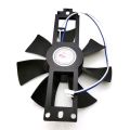 BLACK 12V INDUCTION BURNER Cooling Fan DC 12V Motor 100mm Blade Diameter With 2 Pin Short Cables For Induction Burner Cooker Heatsinks Cooling Fan. 