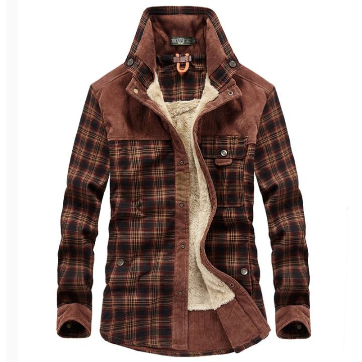 Winter%20Shirt%20For%20Men%20Thick%20Warm%20Fleece%20Shirts%20Plaid%20Pure%20Cotton%20Mens%20Shirt%20Long%20Sleeves%20Camisa%20Masculina%20Plus%20Size%20M-3XL%20-%20Image%204