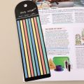 【Universal Car Parts Store】（NEW）160Pcs/set Color Multifunctional Long PET Index Stickers Reusable Self-Adhesive Fluorescent Macaron Translucent Sticky Notes Stationery Children Gifts School office Supplies. 