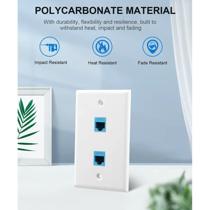Ethernet%20Wall%20Plate%20with%20Low%20Voltage%20Mounting%20Bracket,Single%20Gang%202%20Port%20Cat6%20Keystone%20Ethernet%20Cable%20Wall%20Outlet%20-%20Image%204