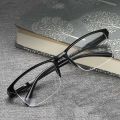 +0.75 To +4.0 Fashion Half-Frame Myopia Glassse Ultrlight Women Retro Clear Lens Reading Glasses Gafas Lectura Glasses for Men.