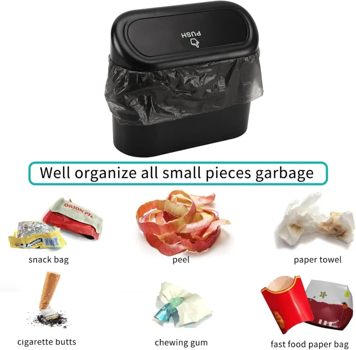 Universal%20Car%20Clamshell%20Trash%20Bin%20Hanging%20Auto%20Garbage%20Dust%20Case%20Storage%20Box%20Organizer%20Mini%20Black%20ABS%20Pressing%20Type%20Waterproof%20Trash%20Can%20with%2020Pcs/roll%20Garbage%20Bags%20-%20Image%203