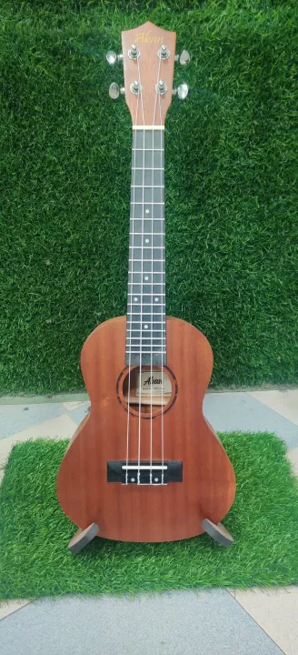 Authentic%20Aban%2024%20inch%20solid%20Mehogony%20top%20Concert%20Ukulele%20%20bundle-%20Padded%20Bag,%20Picks,%20%20Strings%20,%20Strap%20-%20Image%202
