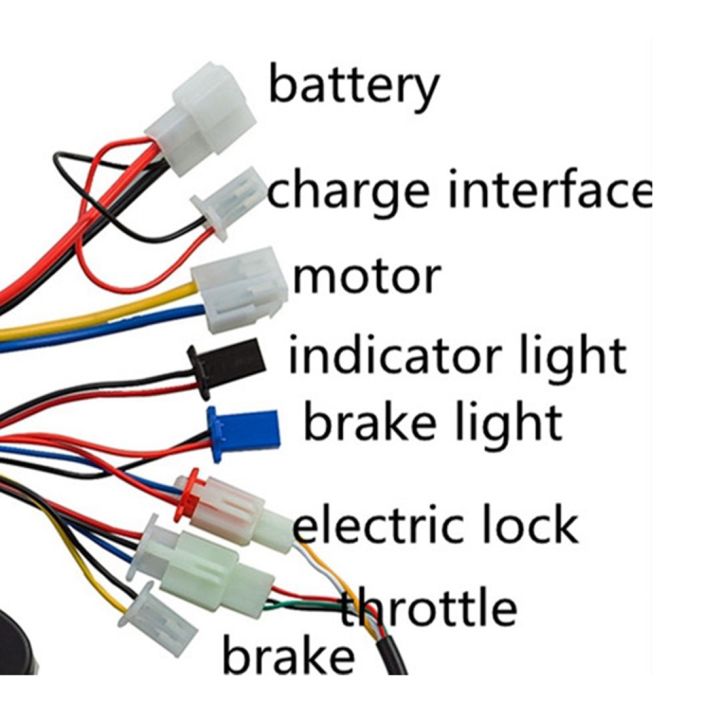 Brushed%20Controller%20&%20Throttle%20Twist%20Grip%2024V%20350W%20for%20Electric%20Bike%20-%20Image%206