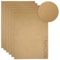 Premium Brown Kraft Paper A4 180GSM 20 Sheets for Craft Drawing Printing & Packaging.