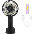 USB Handeld Rechargeable Mini Electric Handheld Fan Free Battery. 