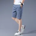 Woodpecker Ice Silk Shorts Men's Summer Thin Trendy Bermuda Shorts Loose Men's Denim Shorts Workwear Fashion. 