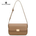 David Jones Paris women shoulder bag pu leather female crossbody bag.