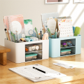 Desk Organizer Pen Holder Multifunctional Pen Holder Pen Holder Desk Drawer for Office Home School White. 