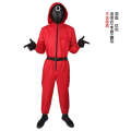 Halloween banknote house coswear, Dali work uniform, jumpsuit, movie and Korean cosplay costume.