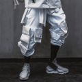 11 BYBB'S DARK Streetwear Cargo Pants Elastic Waist Multickets Joggers Pant Man Harajuku PuTactical Trousers WB063. 