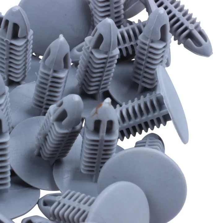50%20PCS%208Mm%20Hole%20Gray%20Plastic%20Rivet%20&%2030%20Pcs%20Plastic%20Fastening%20Screws%20Gray%20Flange%20Bumpers%20Clips%20-%20Image%203