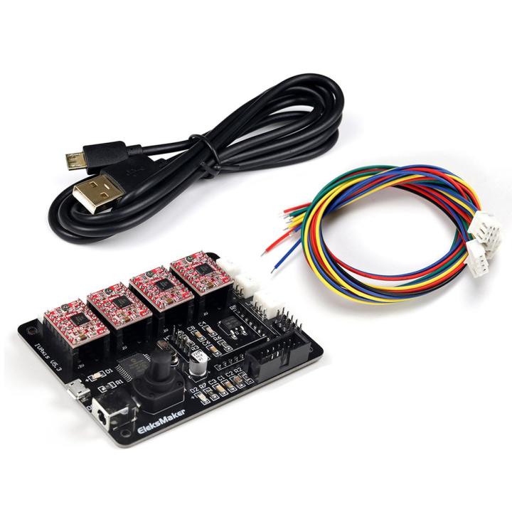 KOGEEK EleksMaker EleksIVAxis XYZA 4 Axis Stepper Motor Driver Controller Board Control Panel For DIY Laser Engraver