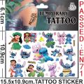 New Interstellar Baby Stitch Cartoon Tattoo Stickers Children Stitch Water Transfer Disposable Tattoo Stickers Toys Kawaii Gift. 