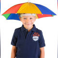 Head Umbrella Hat for Kids and Adults, Hands Free Umbrella Clear for Rain Sunny Golf.
