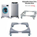 Washing Machine Stand Multi-functional Movable Base Refrigerator Base with Wheels. 