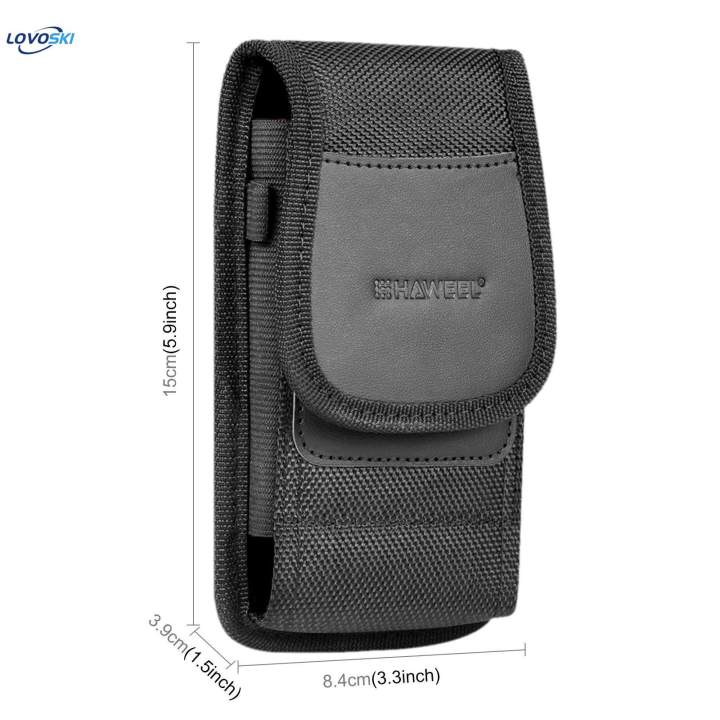 Cell%20Phone%20Nylon%20Protective%20Case%20Waist%20Bag%20Shockproof%20Outdoor%20Accessories%20Black%20-%20Image%209