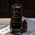 Waterfall Incense Burner Backflow Ceramic Incense Holder Fountain Backflow. 
