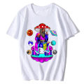 Fashion Classic Men's Psychedelic Psilocybin Harajuku T-shirt Magic Mushrooms Tshirt Short Sleeved T Shirt Summer Fungi Tees.