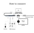 Type-C Hub to 100Mbps RJ45 Ethernet 4K HDMI USB 3.0 2.0 C PD Dock Station for MacBook iPad Samsung S20 Xiaomi 10. 