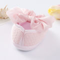 Toddler Baby Girl Boy Big Bows Elastic Band Newborn Walking Shoes Baby Girl Shoes Princess Shoes Girls Bowknot Newborn Flats.