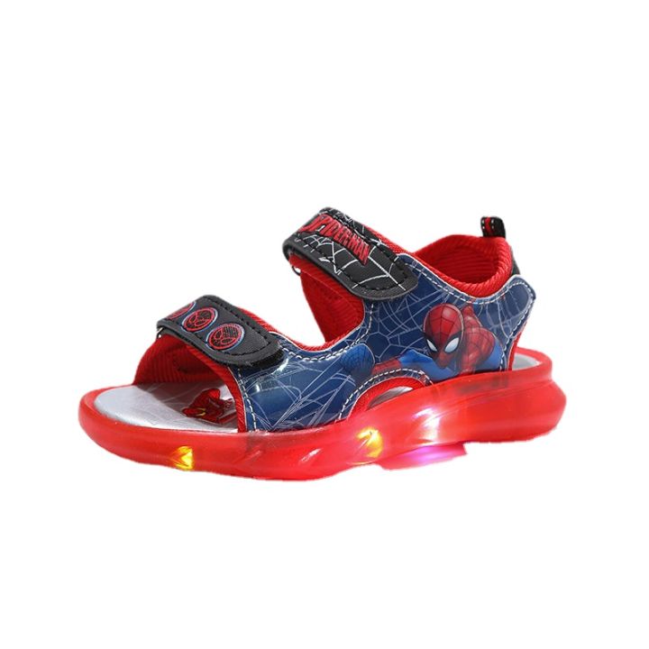 Disney%20Marvel%20Boys%20Girls%20Spider-Man%20Princess%20Led%20Light%20Up%20Luminous%20Sports%20Sandals%20Summer%20Kids%20Sandals%20Non-slip%20Toddler%20Shoes%20-%20Image%206