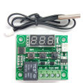 W1209 digital temperature controller DC 12V 10A Relay Three Digit RED LED Display with Waterproof NTC Sensor for Room-Incubator-Aquarium.