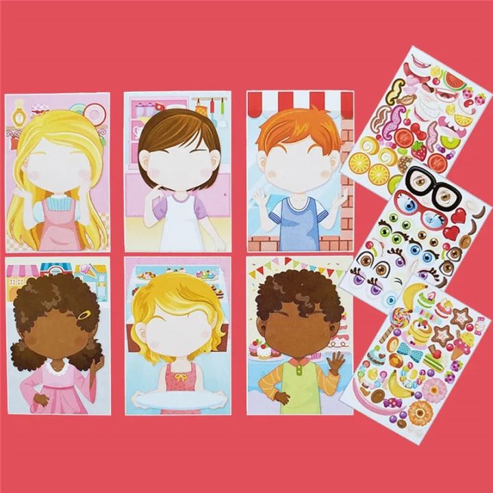 Children%20Kids%20New%20DIY%20Stickers%20Toys%20Cute%20Cartoon%20Princess%20Animals%20Dinosaur%20Unicorn%20Puzzle%20Sticker%20Games%20for%20Early%20Education%20Gift%20-%20Image%204