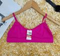 Imported Stretch Cotton Slim Strap Comfortable Tube Bra for Women - One Piece.
