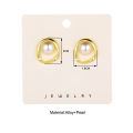 1Pair Pearl Earrings For Irregular Jewelry Earing Delicate Pearl Woman Earrings Luolong.