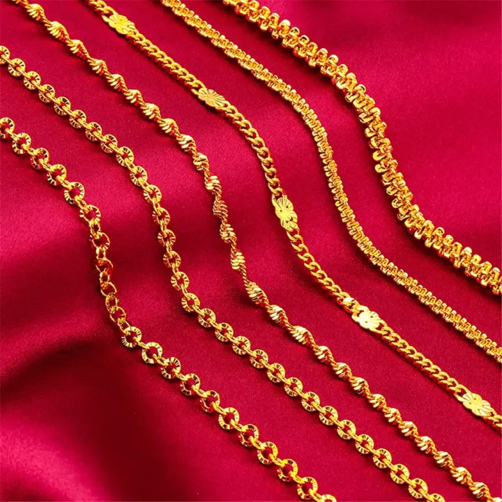 Gold%20Bracelets%20For%20Women%2024k%20Real%20Gold%20Plated%20Link%20Chain%20Bracelet%20Girls%20Wristband%20Pulsera%20Mujer%20Dubai%20Jewelry%20Accessories%20Gifts%20-%20Image%204