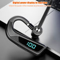 V16 Bluetooth-compatible Headset Digital Display Hands-free Voice Answering Business Sports Earphones.