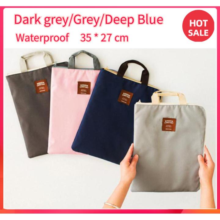 Portable Bag Multifunction A4 Document Storage Bags Portable Oxford Cloth Briefcase Storage Bag Organizer For Files Notebooks Pens Computer