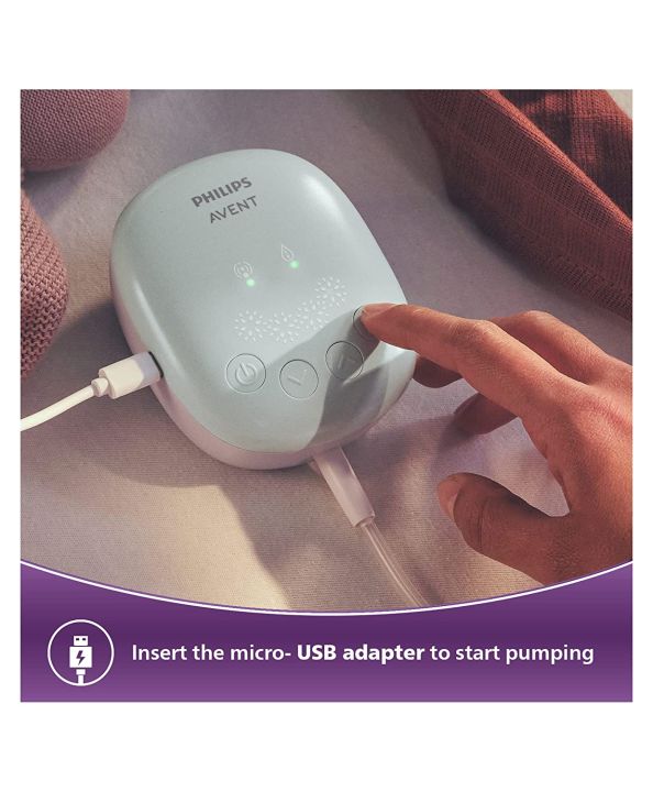 Philips%20Avent%20Single%20Electric%20Breast%20Pump%20SCF323/11%20USB%20Charging%20-%20Image%205