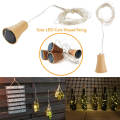 [Homior]Solar Powered / Battery Cork Shaped LED Night Fairy Copper Wire String Lights Bottle Lamp Wedding Lamp Christmas Party Decoration. 