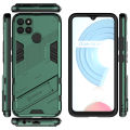 Vantime for Realme C21Y / Realme C25Y Case Kickstand Ultra Thin Shockproof Matte Back Cover. 