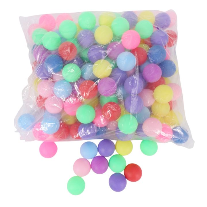 150Pcs/Pack Colored Ping Pong Balls 40mm Entertainment Table Tennis Balls Mixed Colors Pong Balls Game