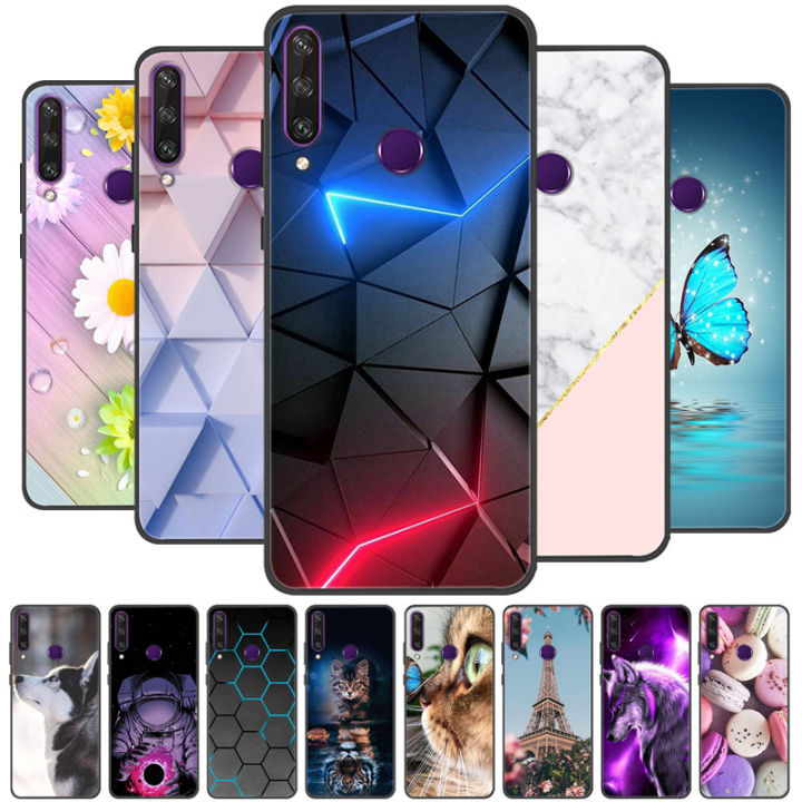 For Huawei P40 Lite E Case Silicone Soft TPU Phone Cover for